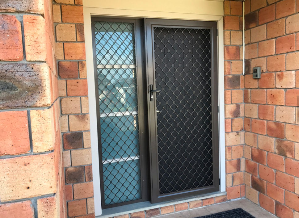 Fly screen security doors