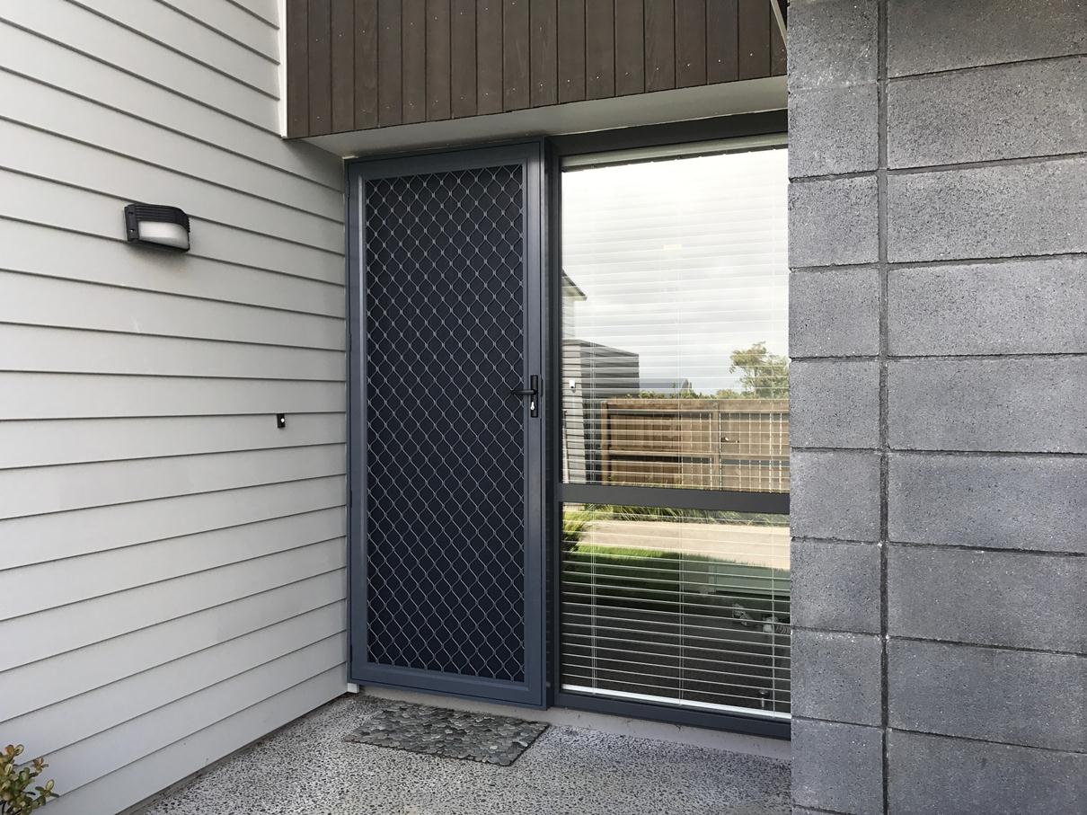 Fly screen security door in Auckland